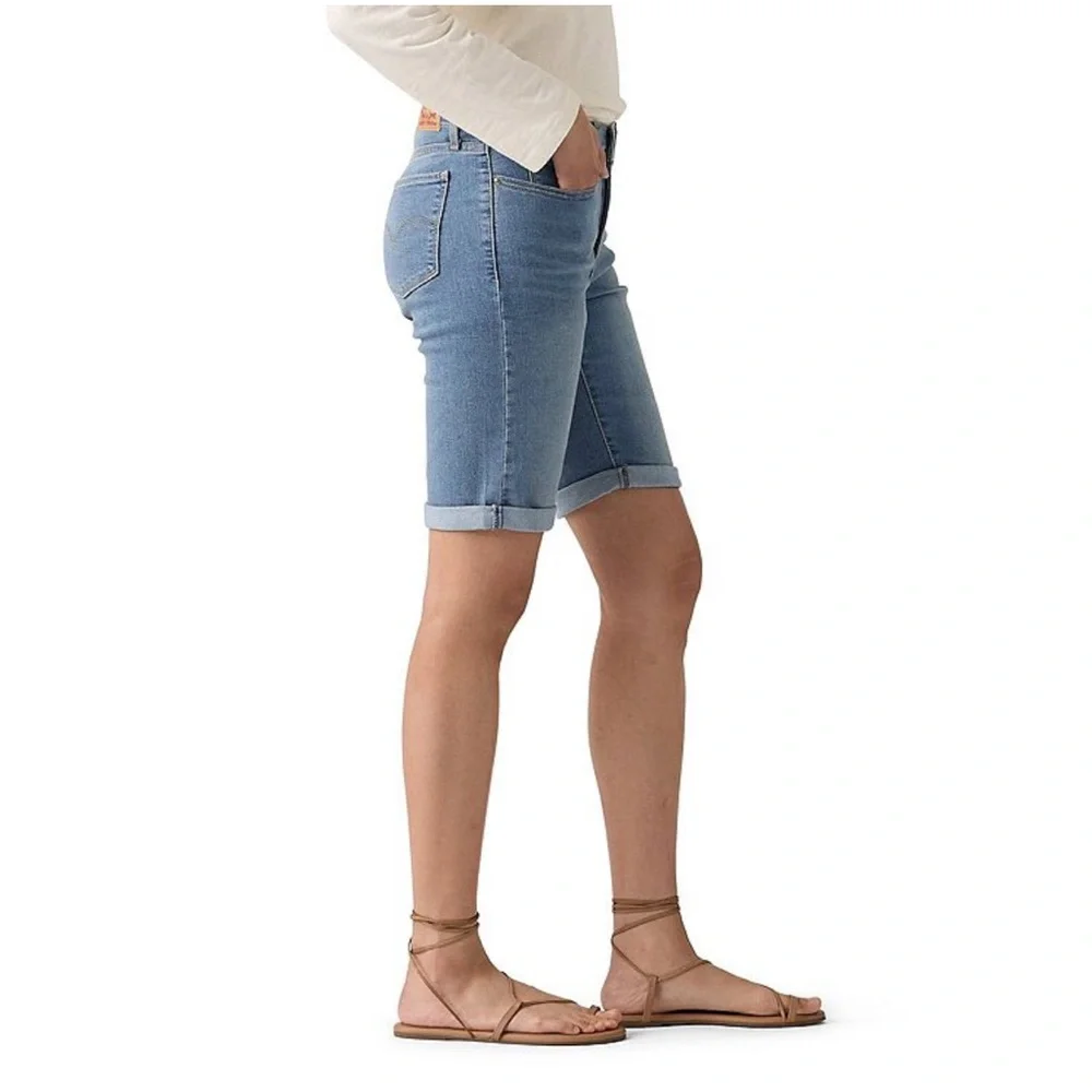 Levi's Shaping Bermuda Denim Shorts